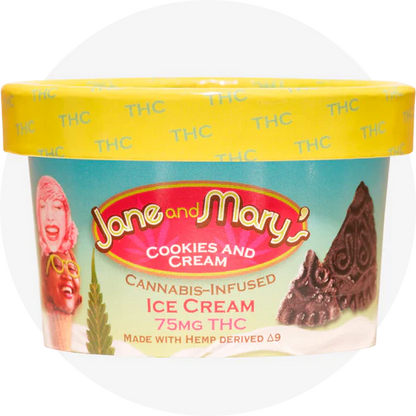 Jane and Mary's infused Ice Cream